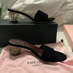 Kate Spade polished suede